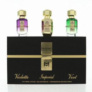 patek maison prismé collection 3 piece edp gift set unisex – violette, imperial & vert – 3 x 1.0 oz : 30 ml